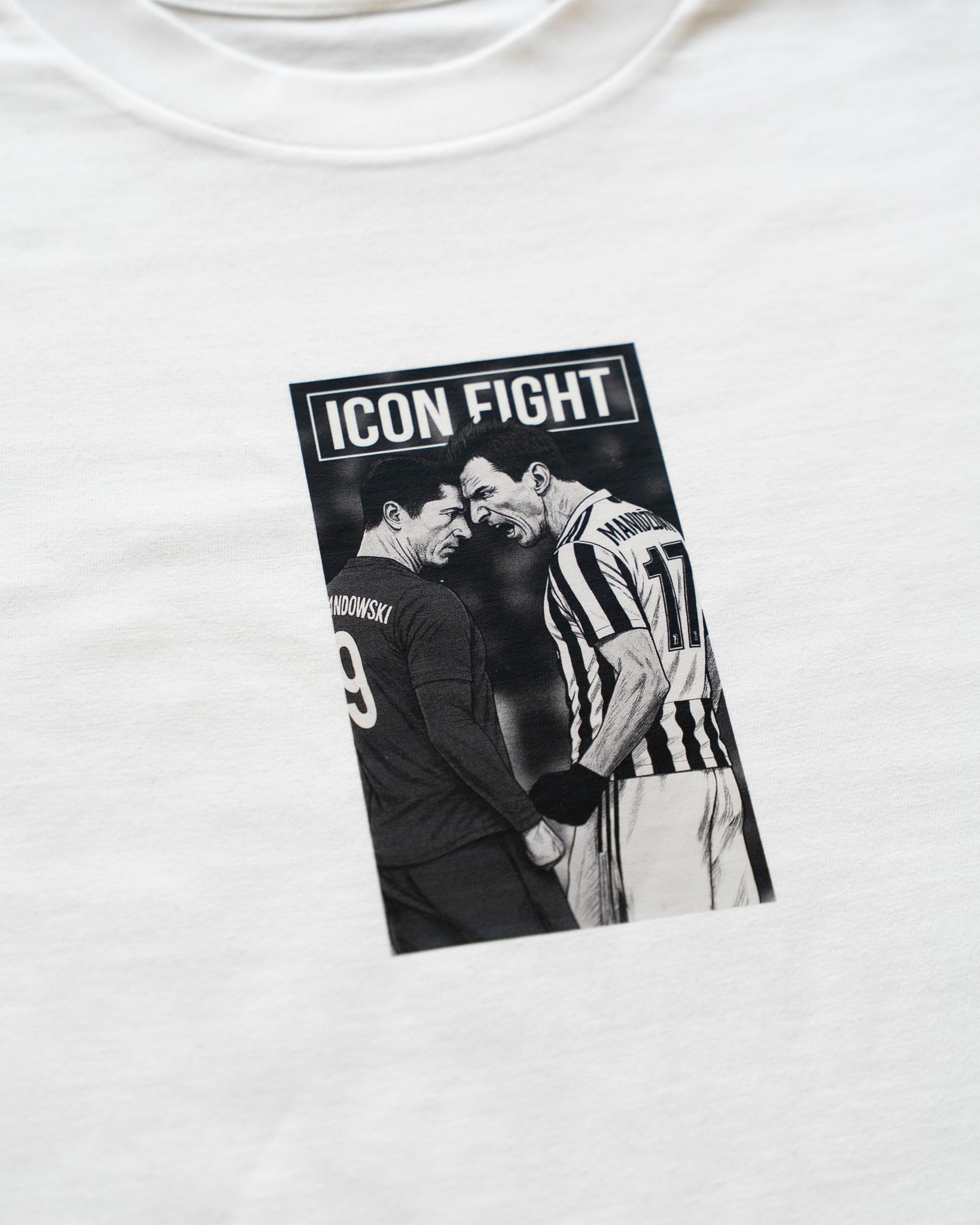 ICONS FIGHT T-Shirt Mandzukic vs Lewandowski - Gibi