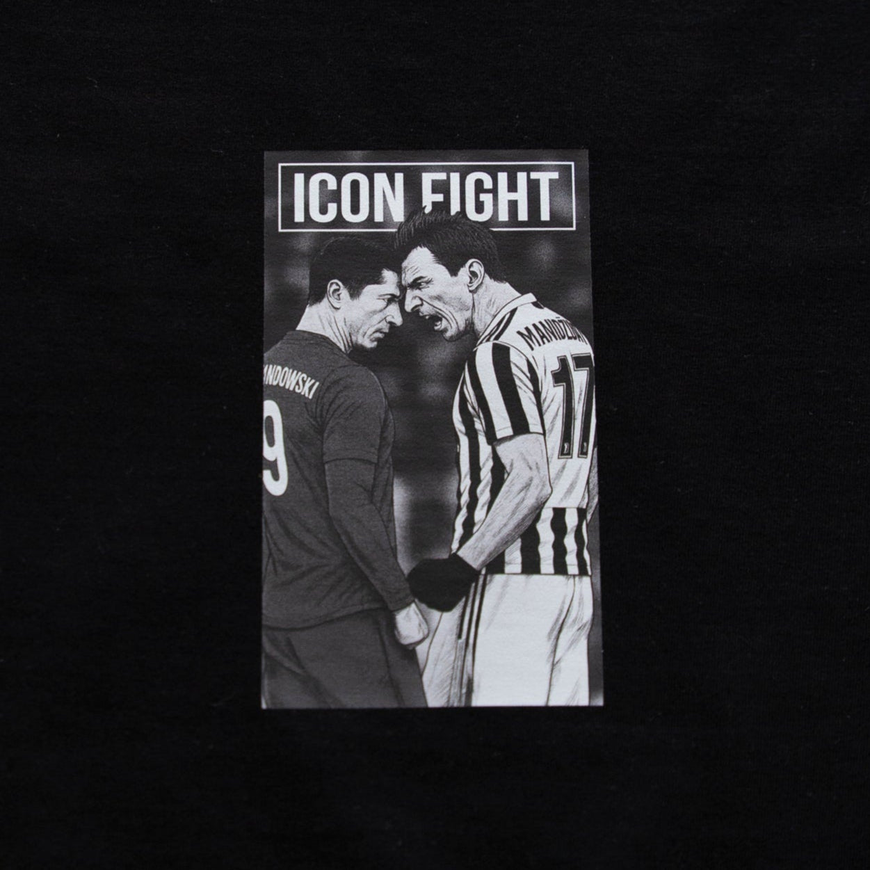 ICONS FIGHT T-Shirt Mandzukic vs Lewandowski - Gibi