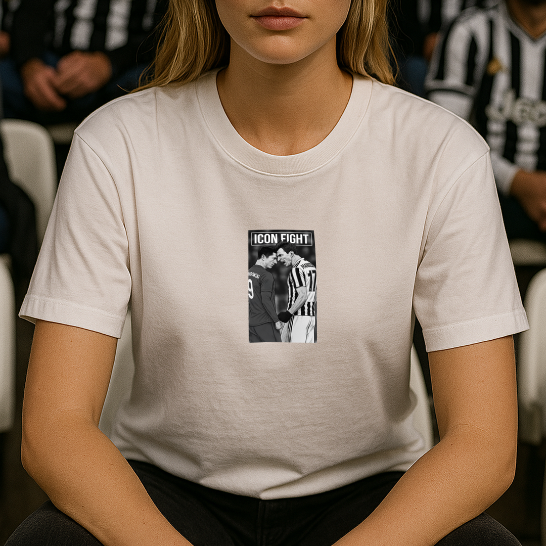 ICONS FIGHT T-Shirt Mandzukic vs Lewandowski - Gibi