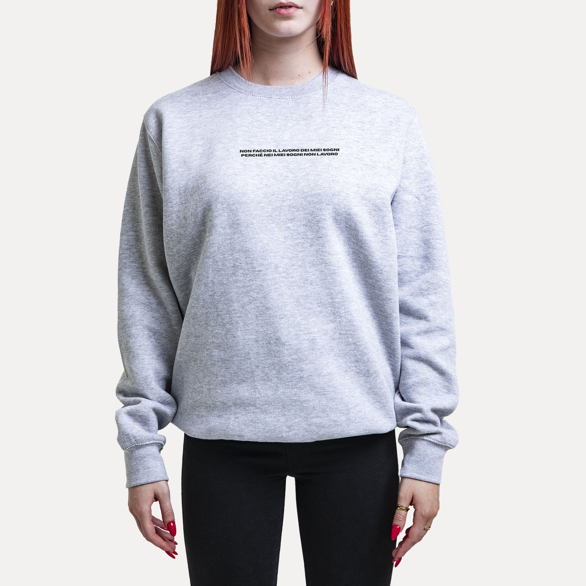 Crewneck IL LAVORO DEI MIEI SOGNI - Gibi