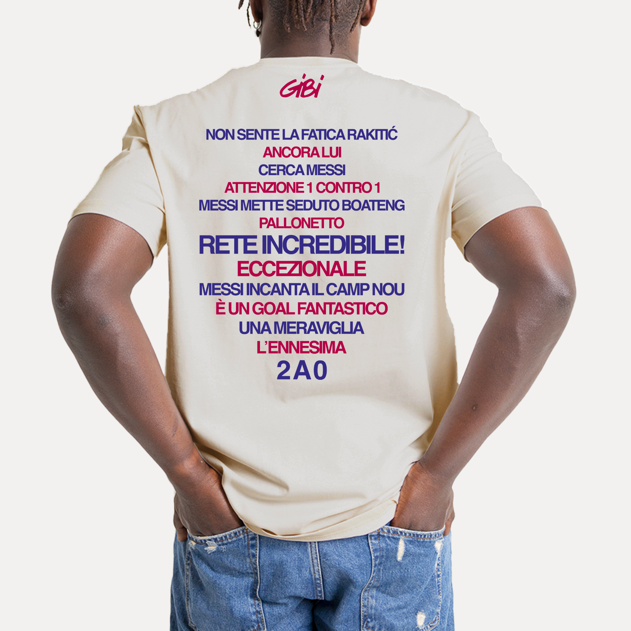 T-Shirt MESSI INCANTA IL CAMP NOU - Gibi