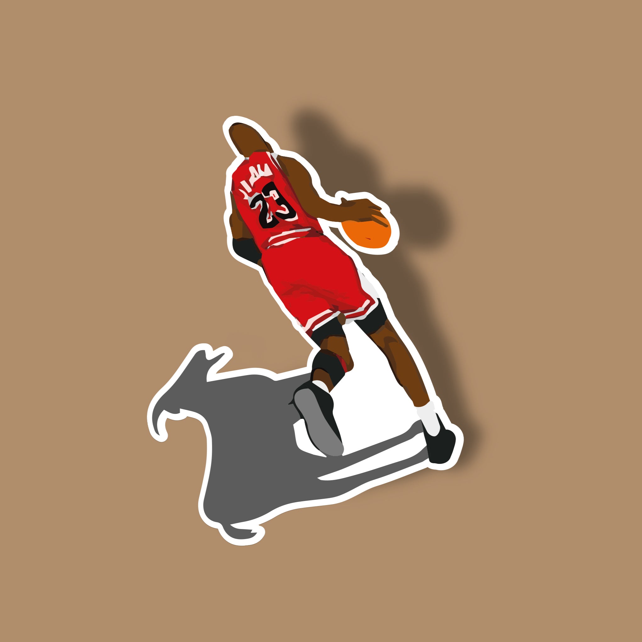 Sticker NEVER SAY NEVER - Gibi