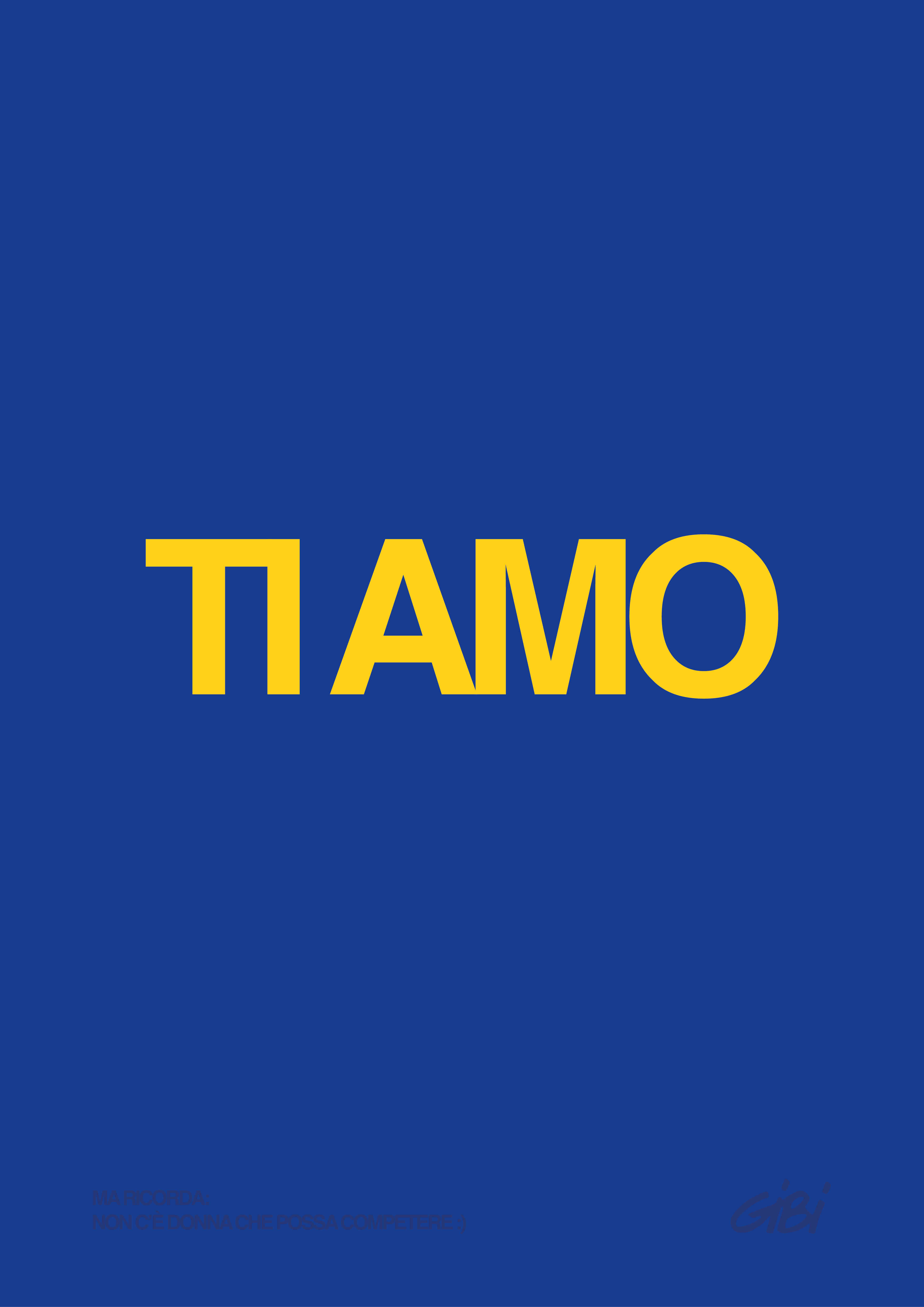 Poster "TI AMO" Omaggio - Gibi