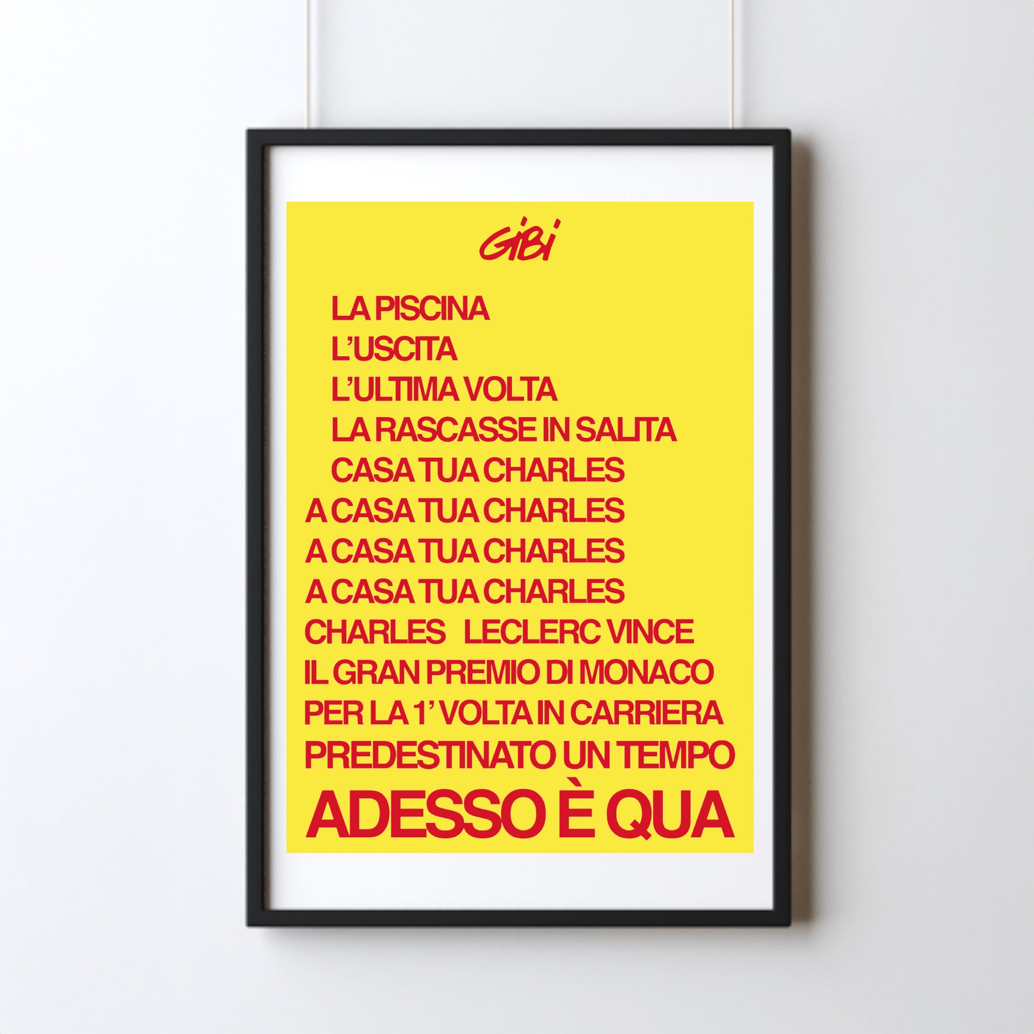 Poster PREDESTINATO UN TEMPO - Gibi