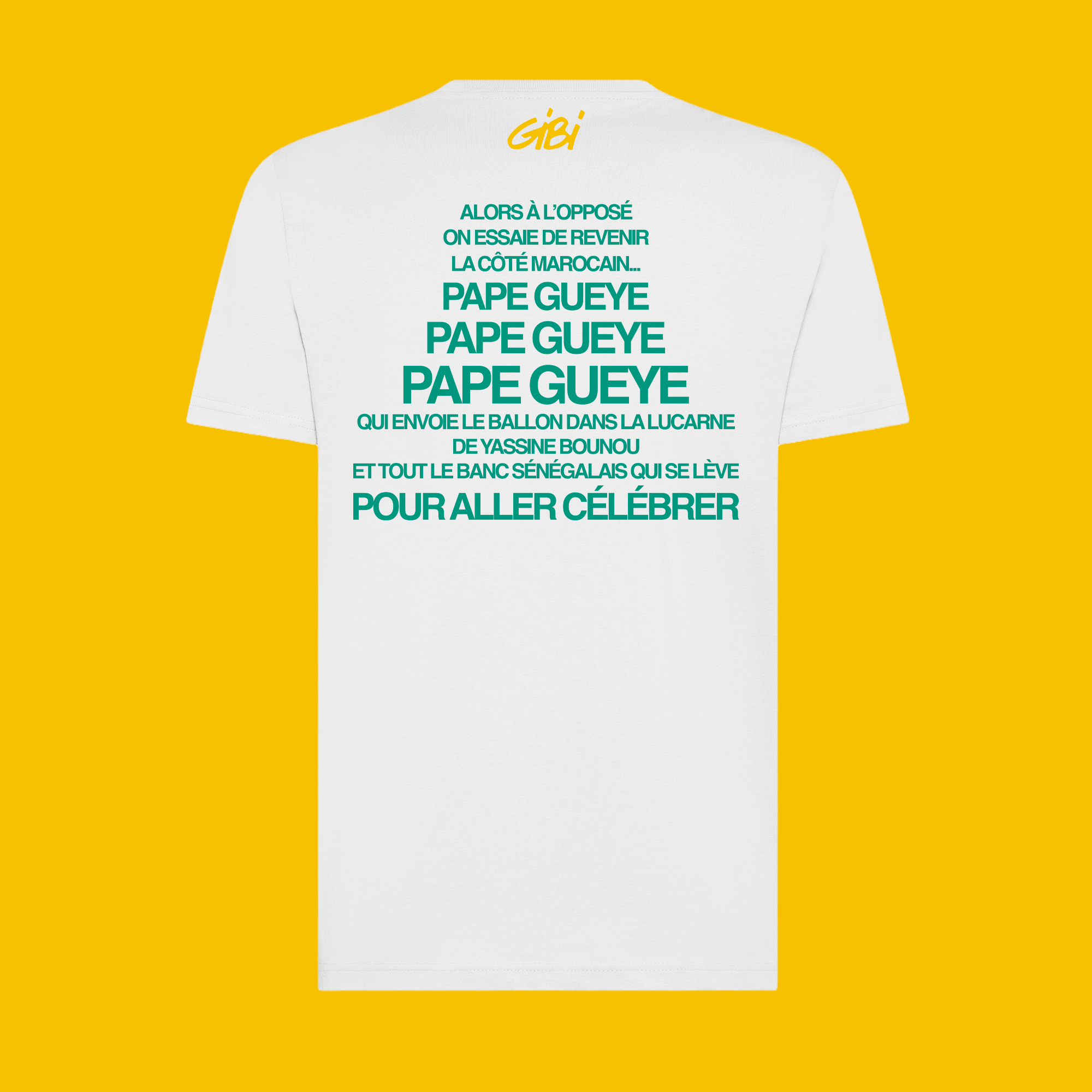 T-Shirt SÉNÉGAL CHAMPION - Gibi