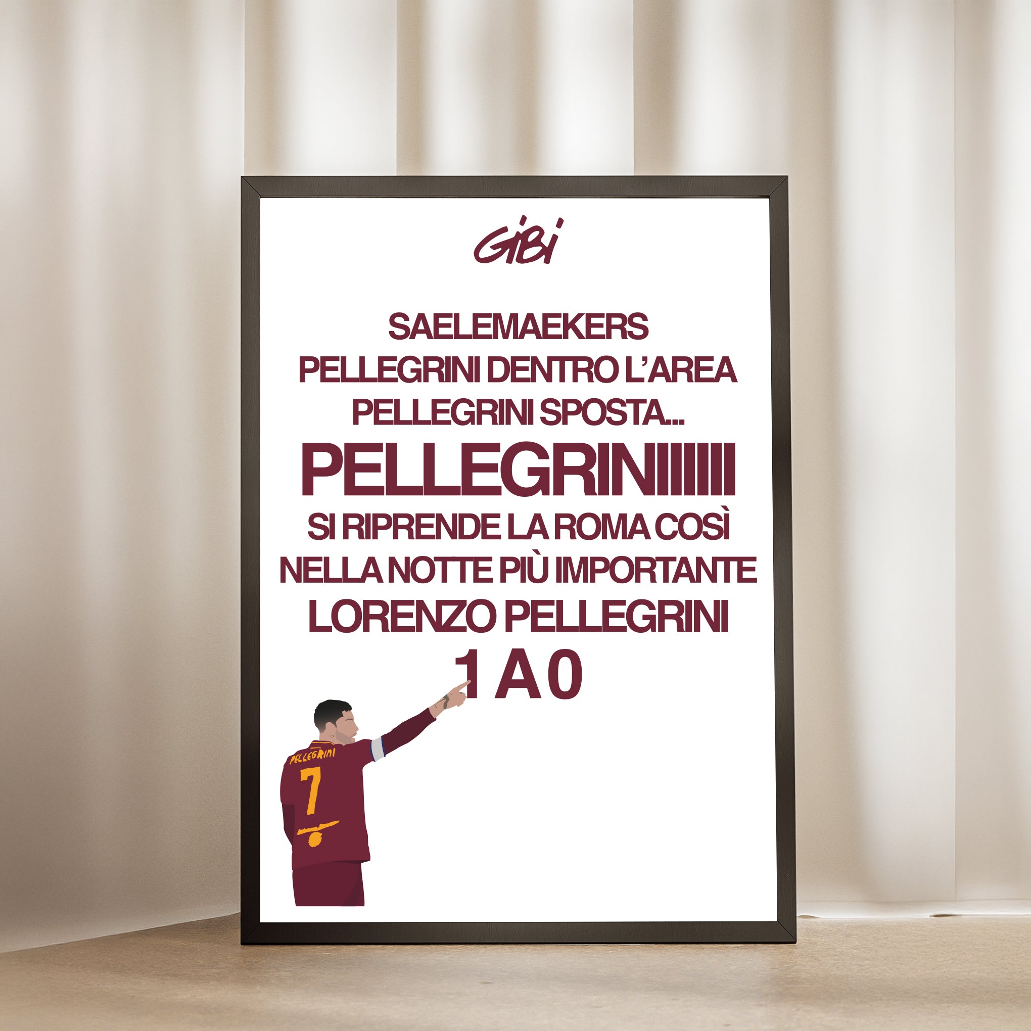 Poster SI RIPRENDE LA ROMA COSI - Gibi