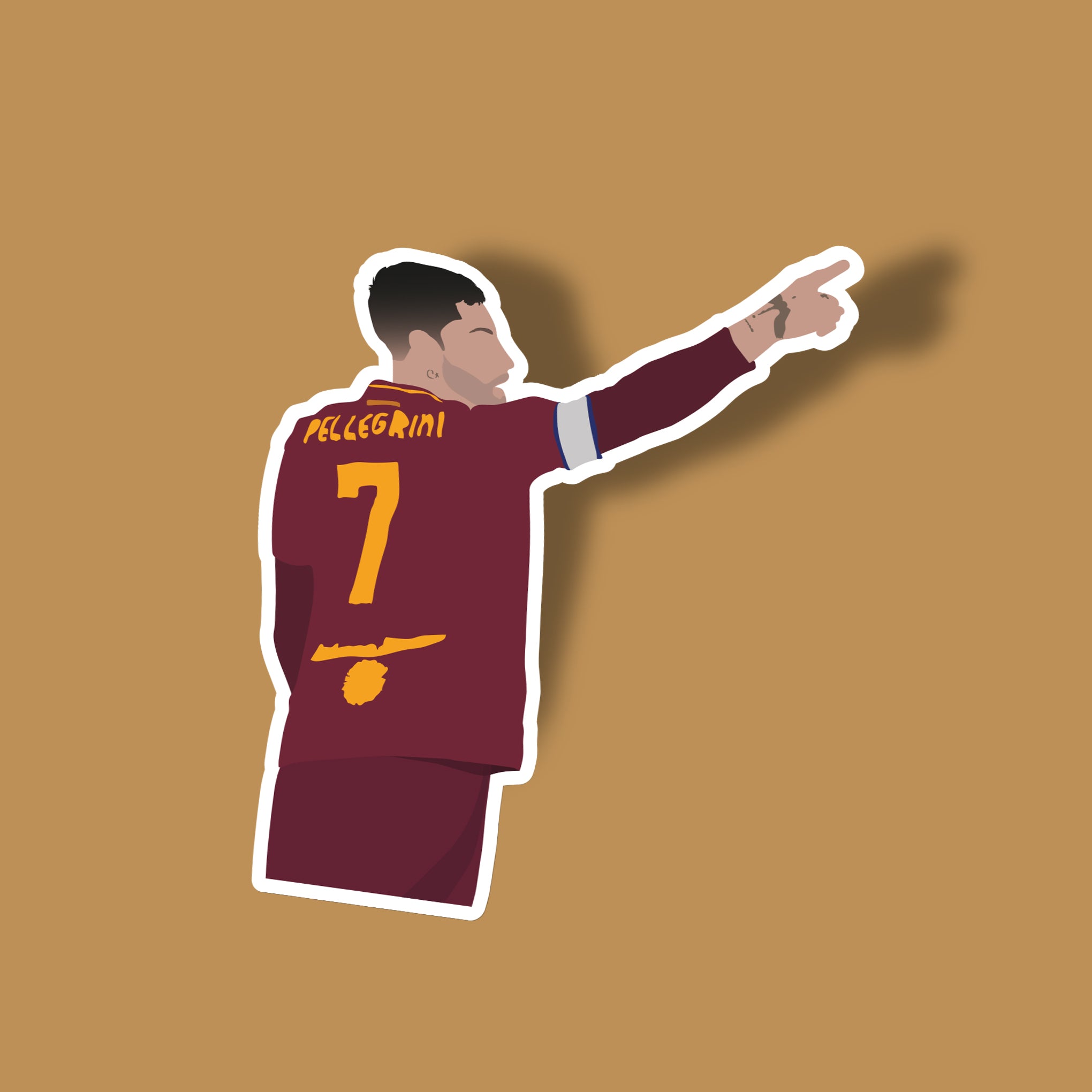 Sticker SI RIPRENDE LA ROMA COSI - Gibi
