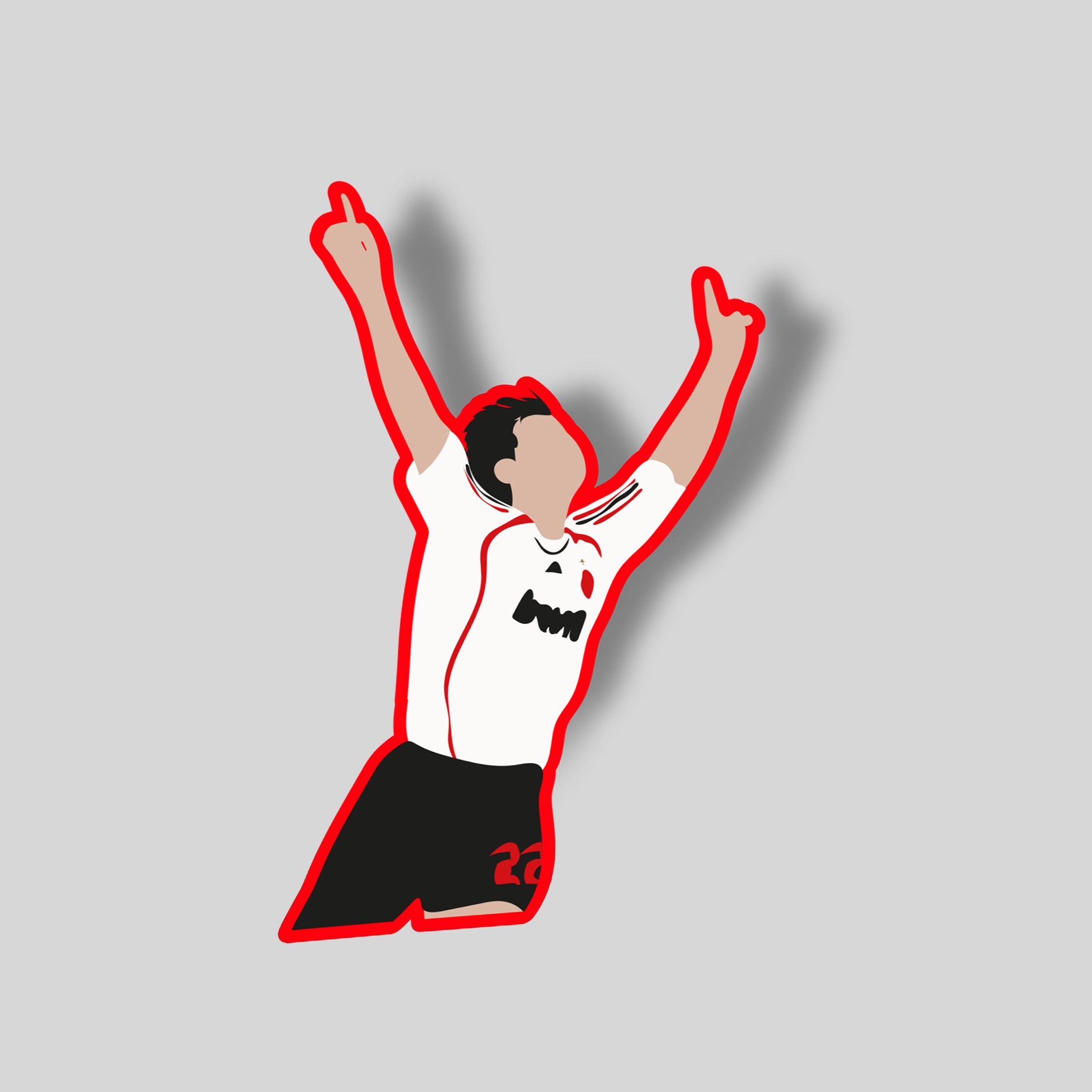 Sticker SMOKING BIANCO - Gibi
