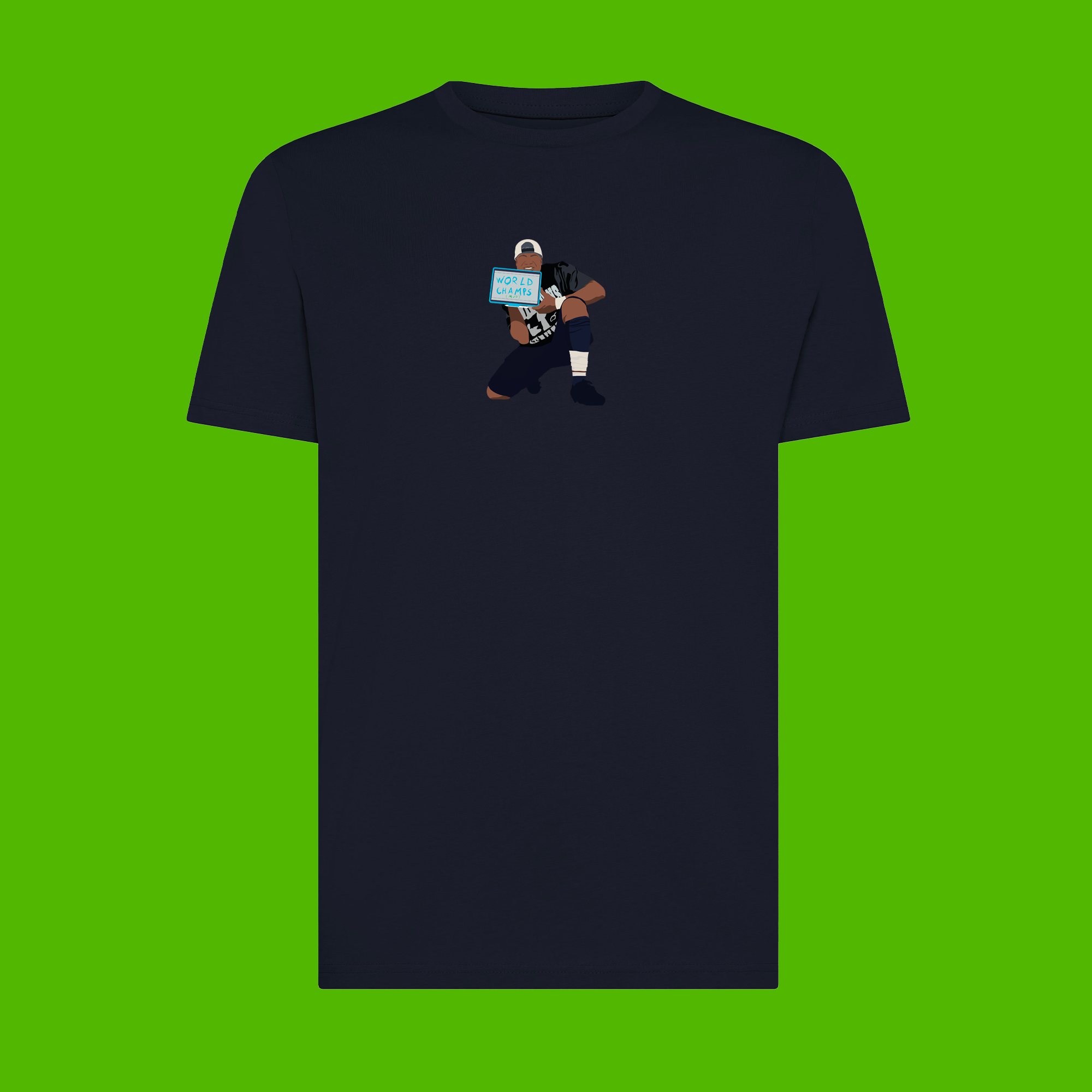 Maglietta Gibi Merch THE 12s con stampa digitale sul fronte, tessuto morbido e comodo, stile casual e moderno.