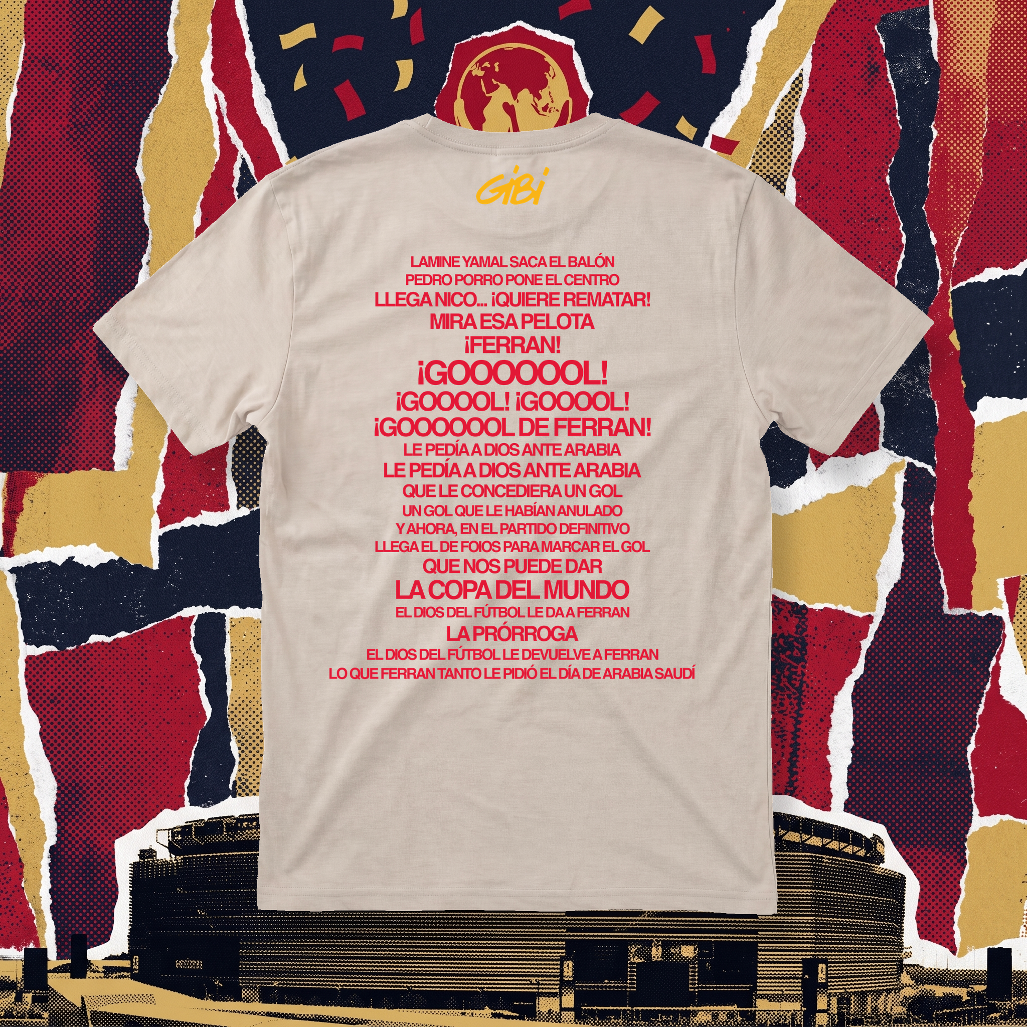 T-shirt CAMPEONES DEL MUNDO