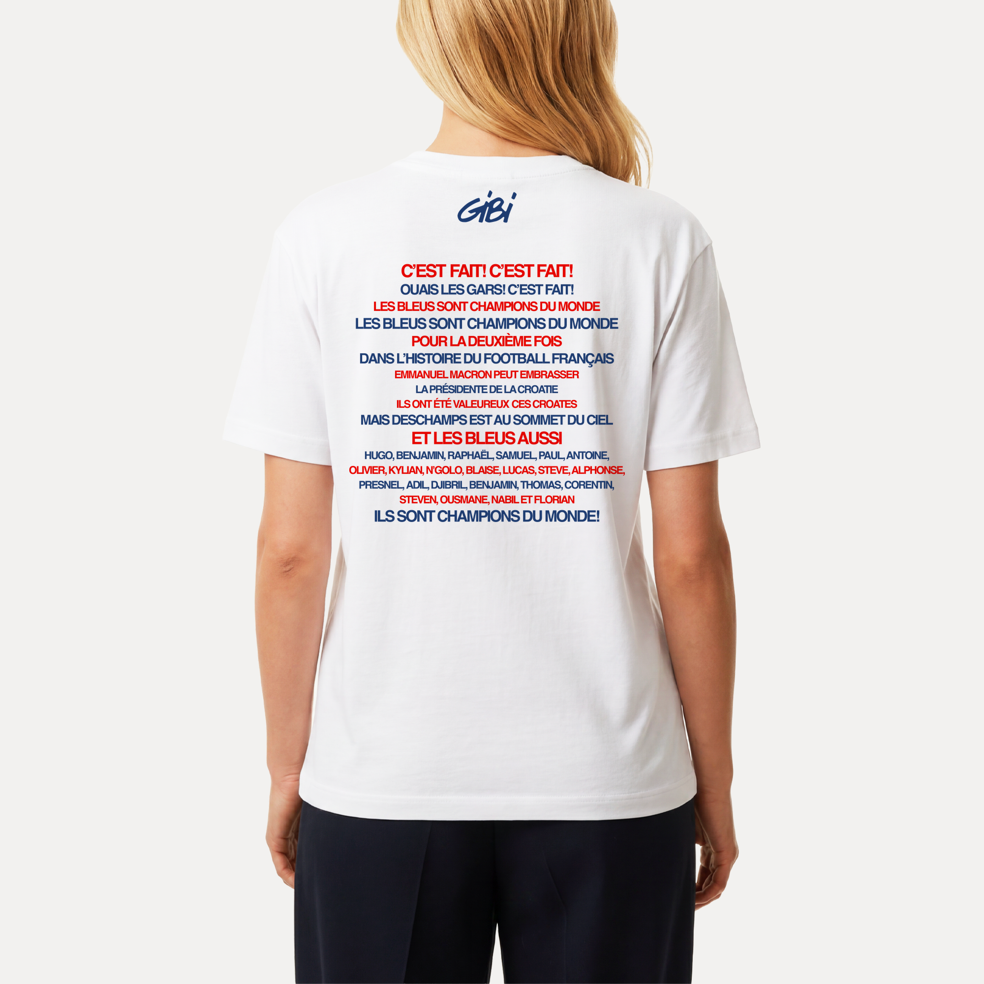 T-Shirt CHAMPIONS DU MONDE