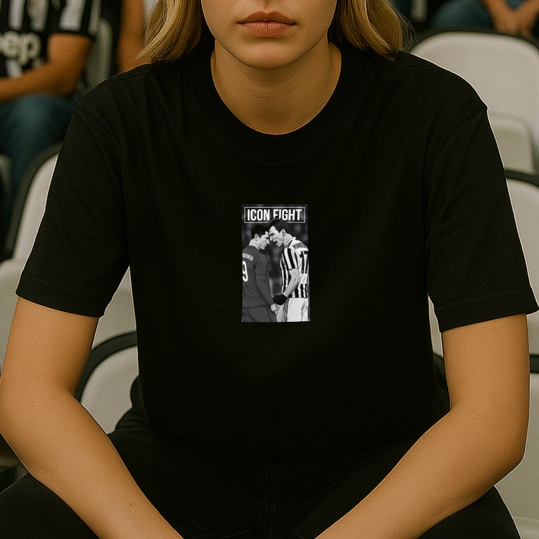 ICONS FIGHT T-Shirt Mandzukic vs Lewandowski - Gibi