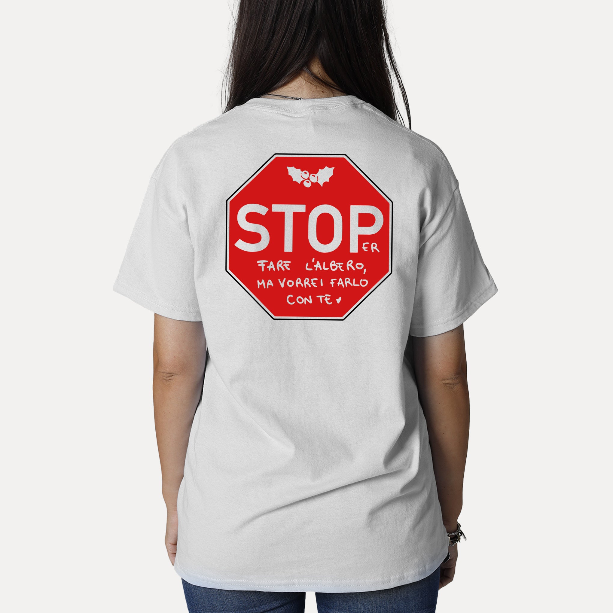 T-shirt STOPer fare l'albero, ma vorrei farlo con te - Gibi