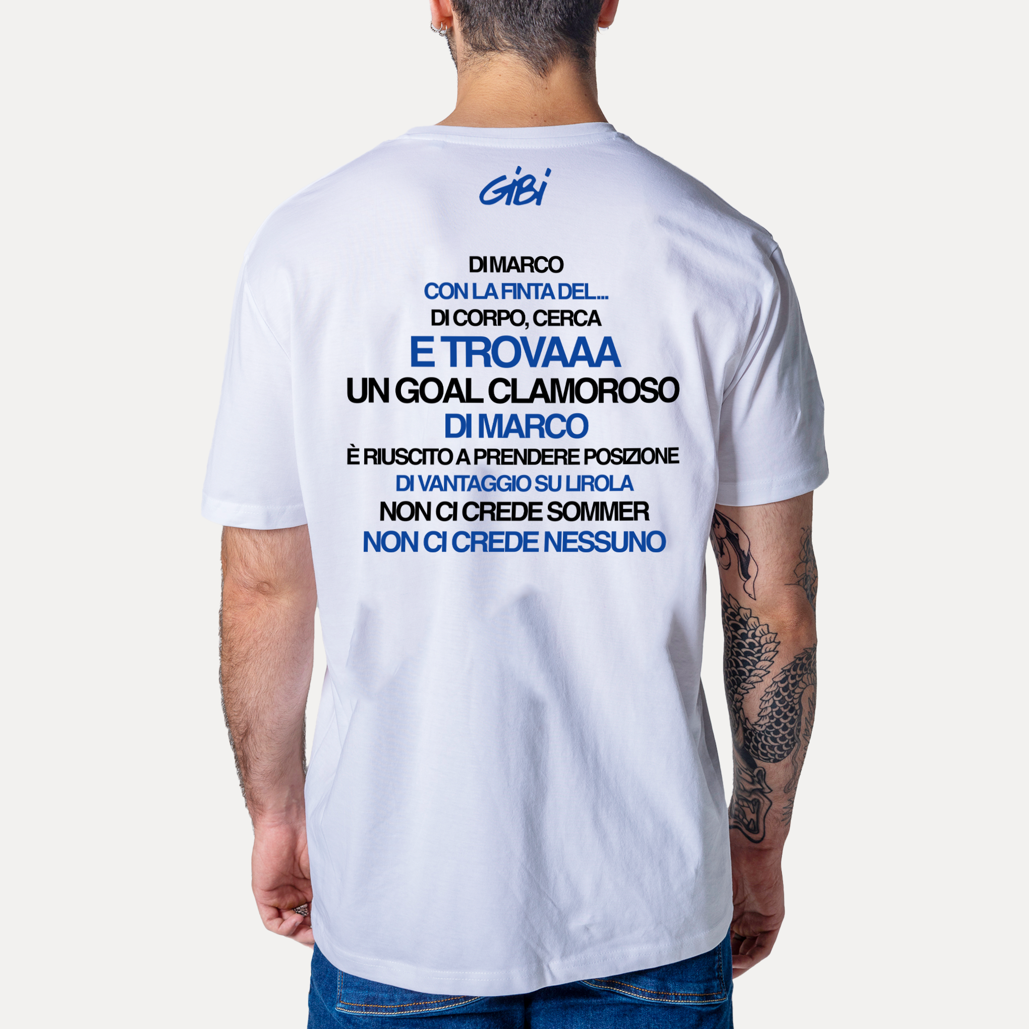 T-Shirt NON CI CREDE NESSUNO - Gibi