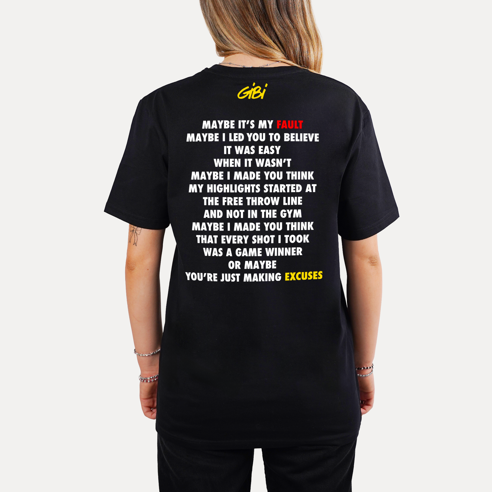 T-Shirt EXCUSES - Gibi