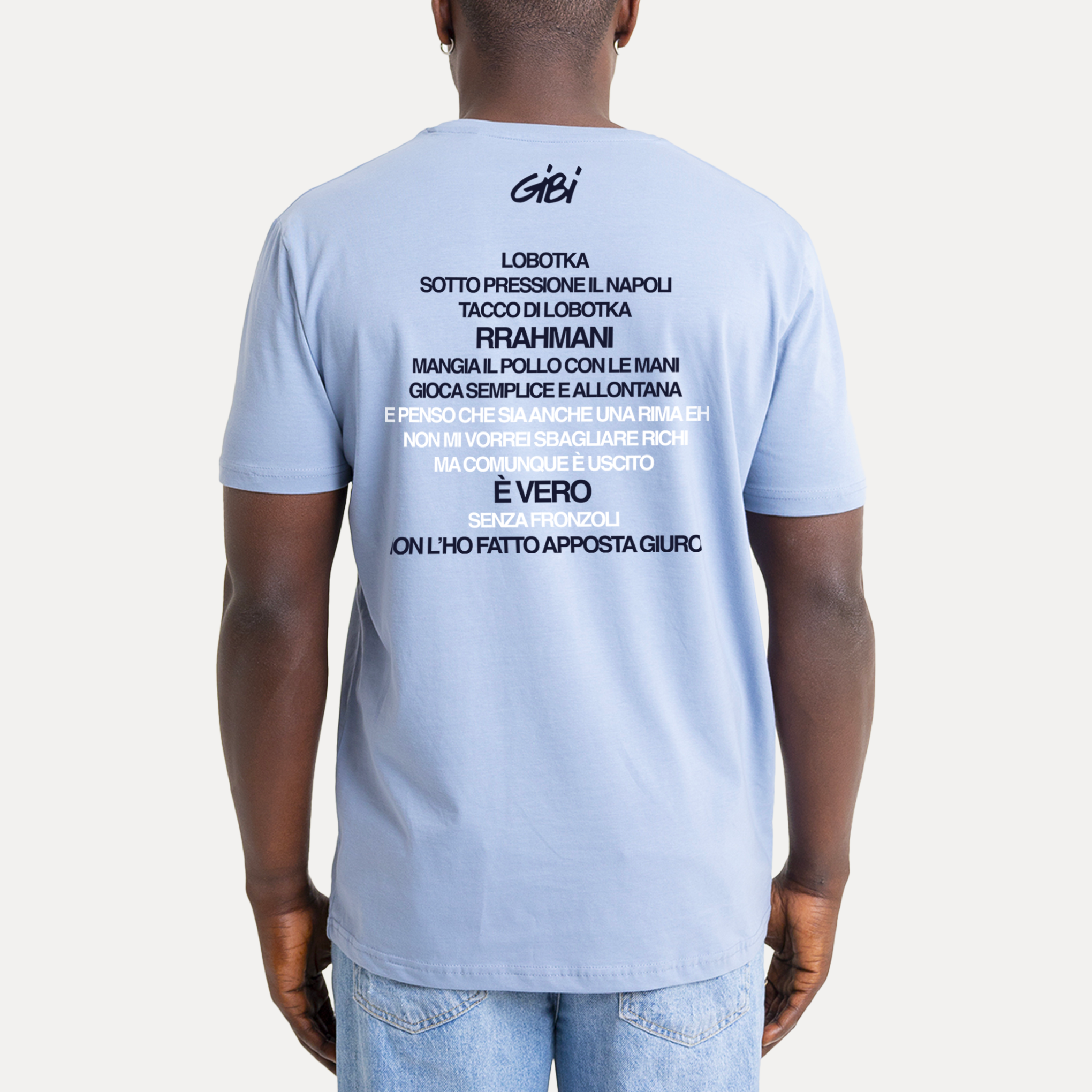 T-Shirt MANGIA IL POLLO CON LE MANI - Gibi