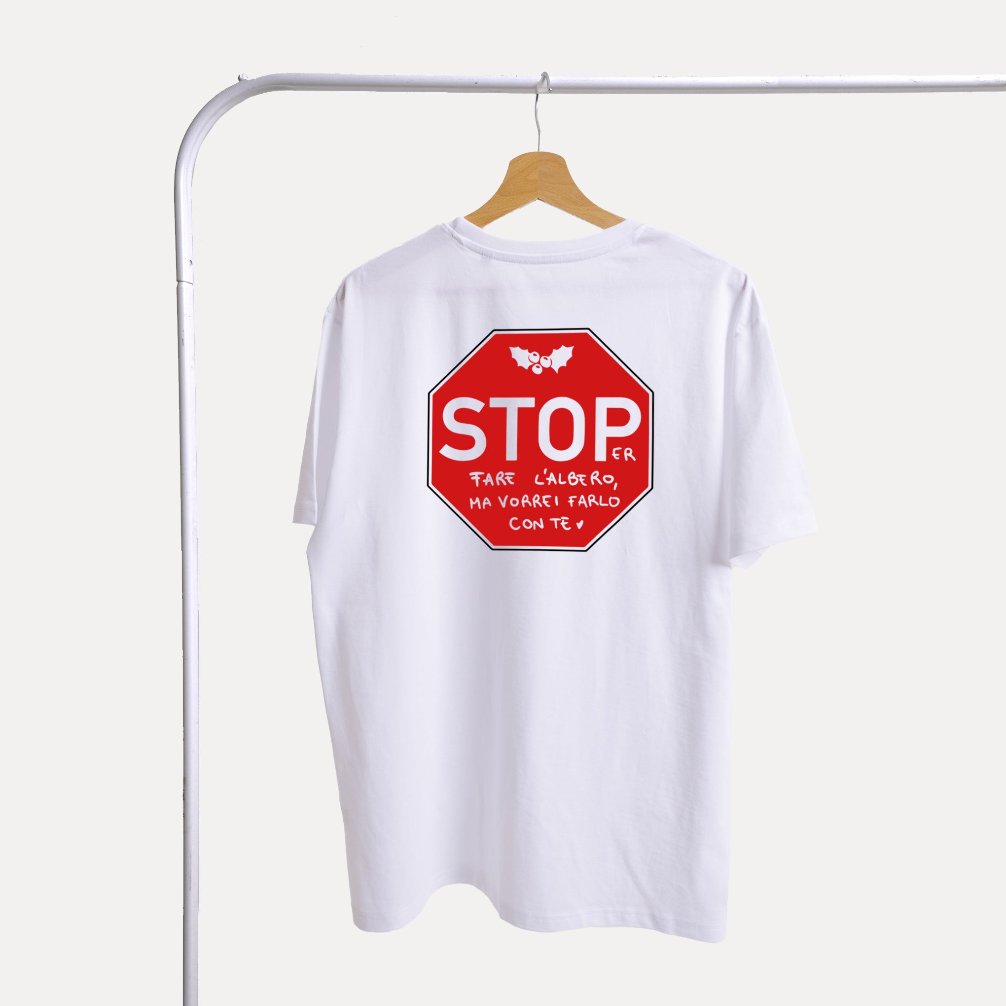 T-shirt STOPer fare l'albero, ma vorrei farlo con te - Gibi