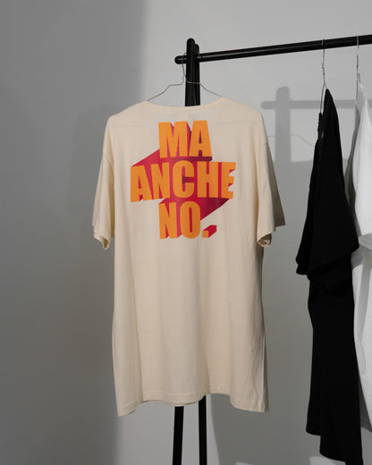 T-SHIRT "MA ANCHE NO" OFF-WHITE - Gibi