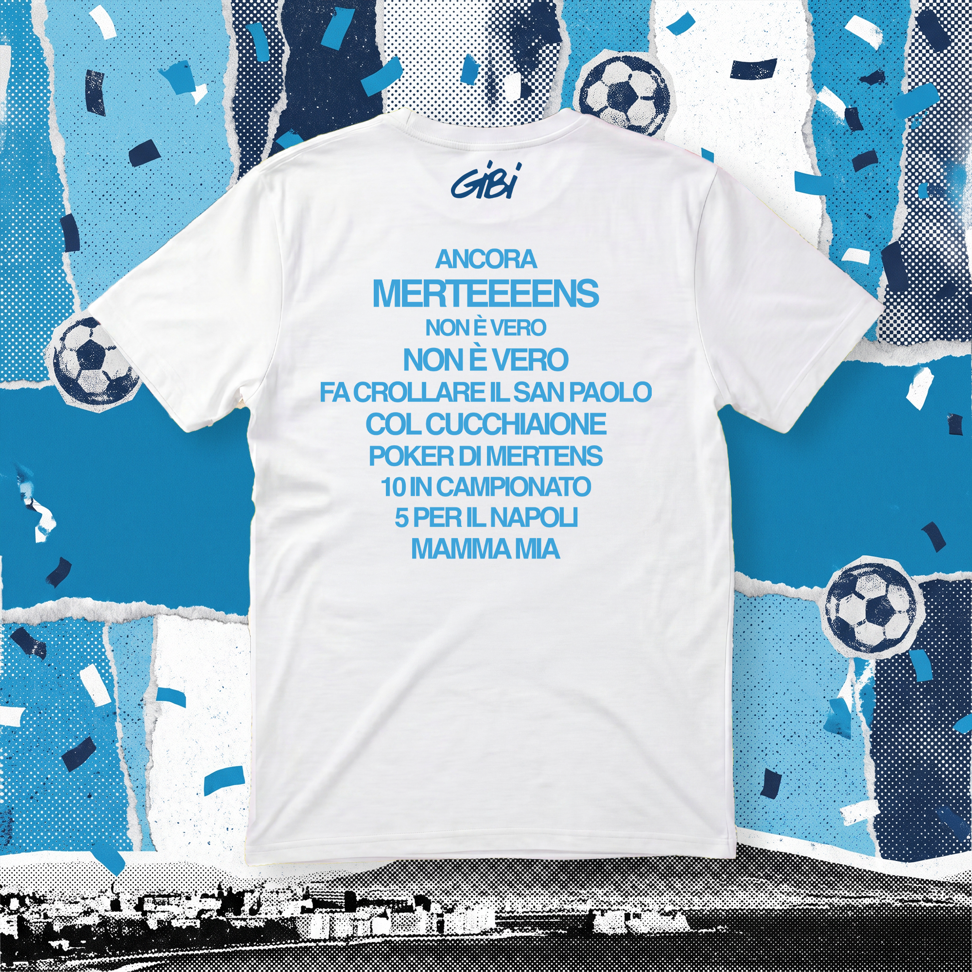 T-shirt POKER DI MERTENS