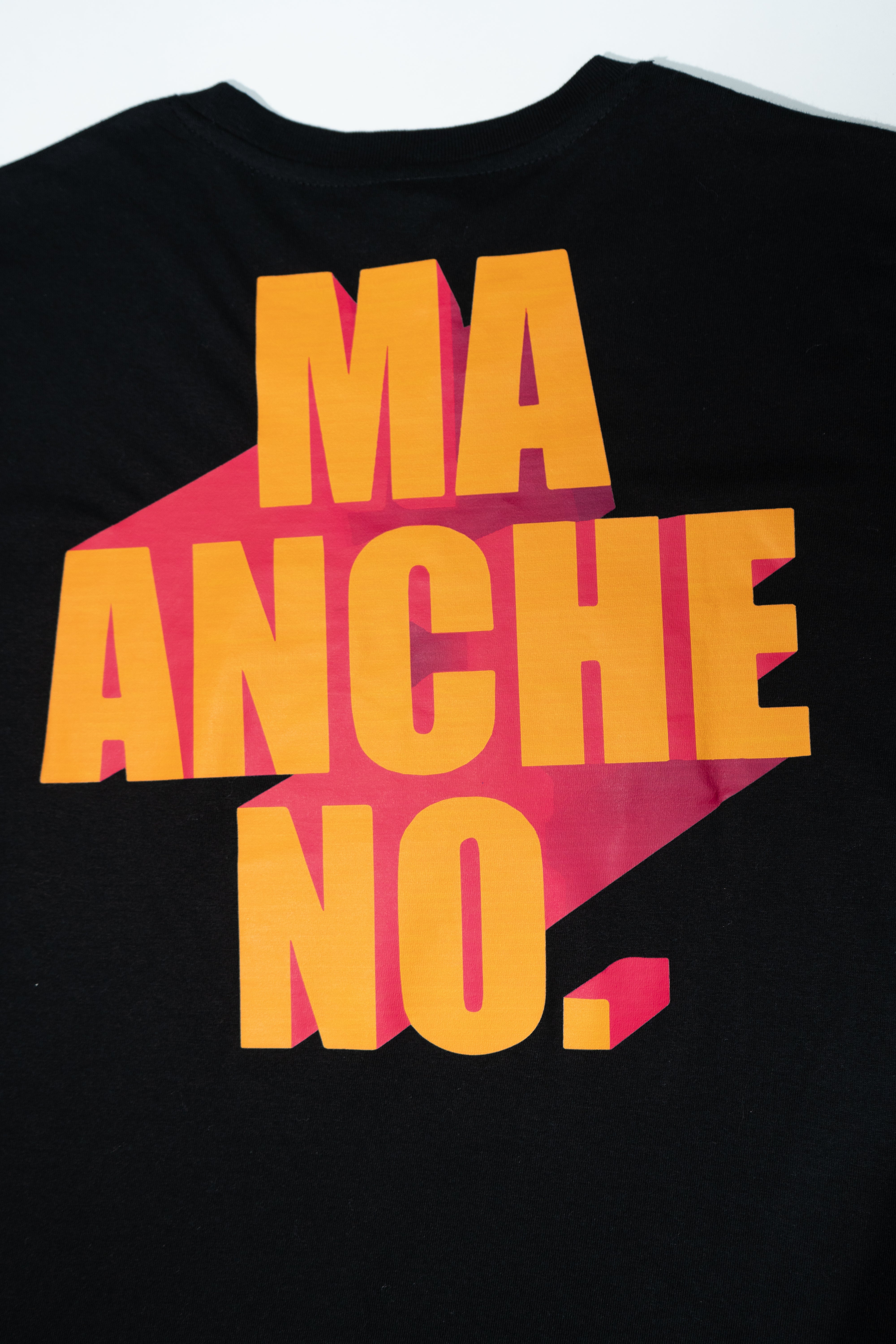 T-SHIRT "MA ANCHE NO" NERA - Gibi