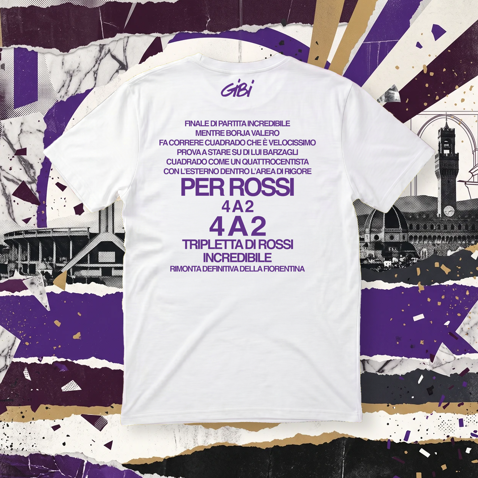 Camiseta TRIPLETTA DE ROSSI
