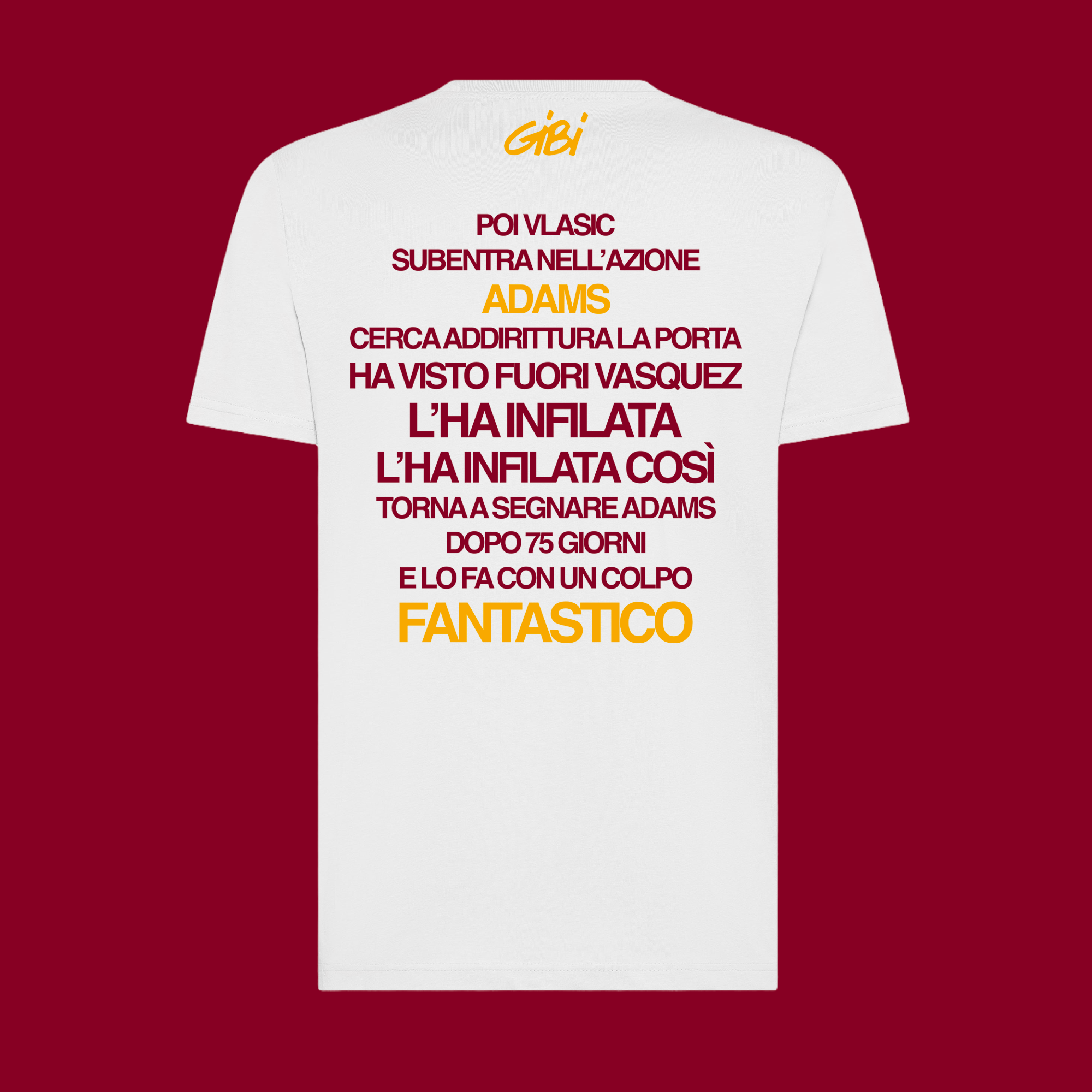 T-Shirt L'HA INFILATA ADAMS - Gibi