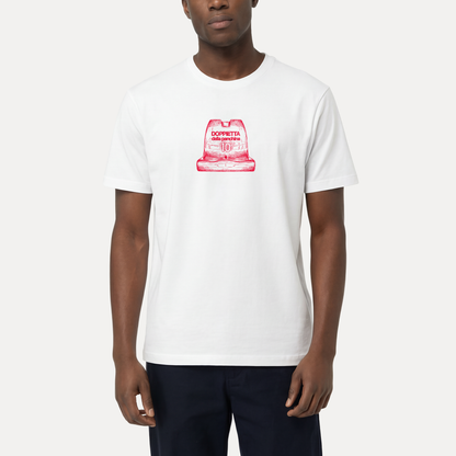 Maglietta Gibi Merch DOPPIETTA DALLA PANCHINA, con grafica sportiva, tessuto morbido e dettagli colorati.