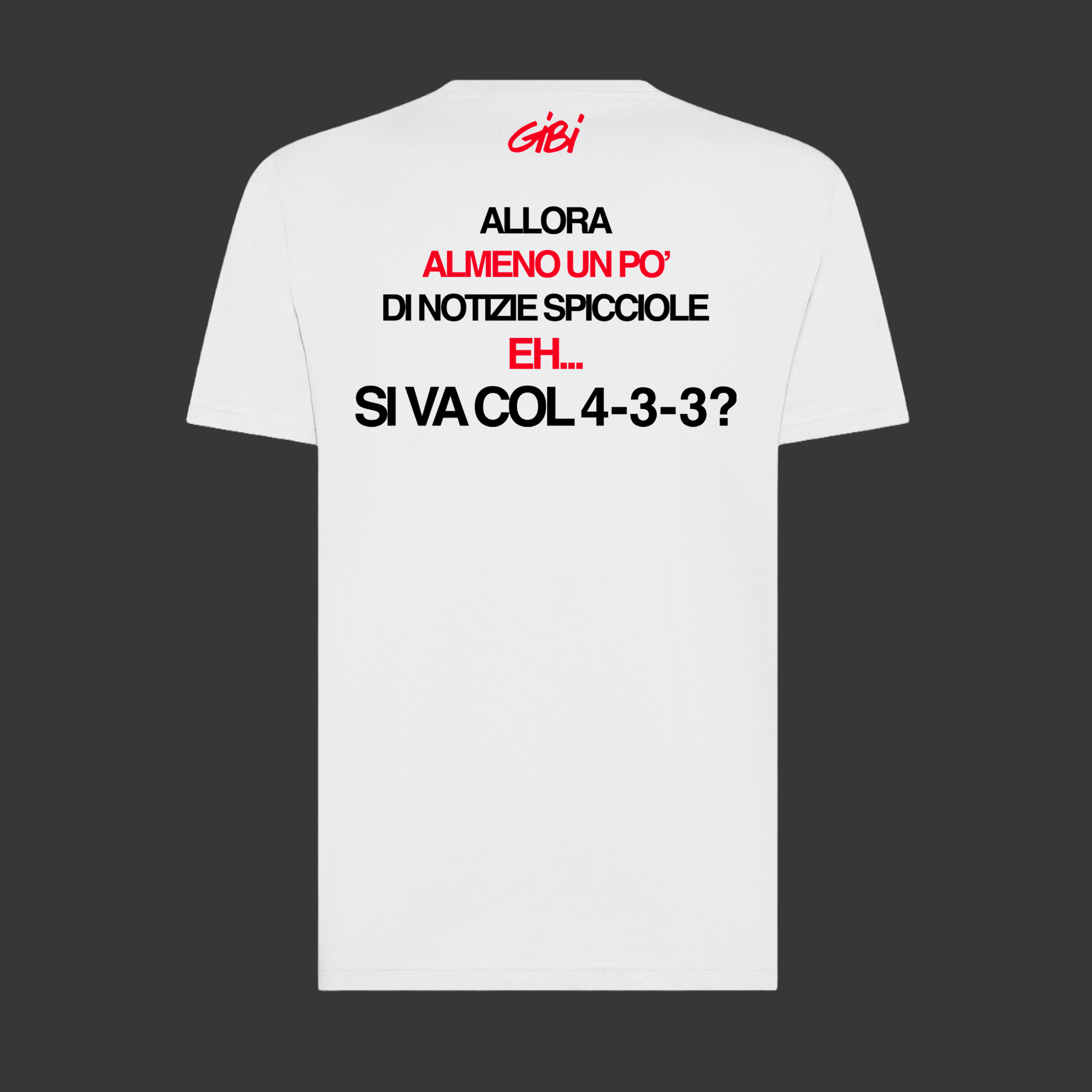 T-shirt Gibi Merch con stampa digitale retrò di una colomba bianca. Maglietta casual con design originale e dettagli vivaci.