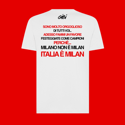 T-shirt ITALIA È MILAN - Gibi