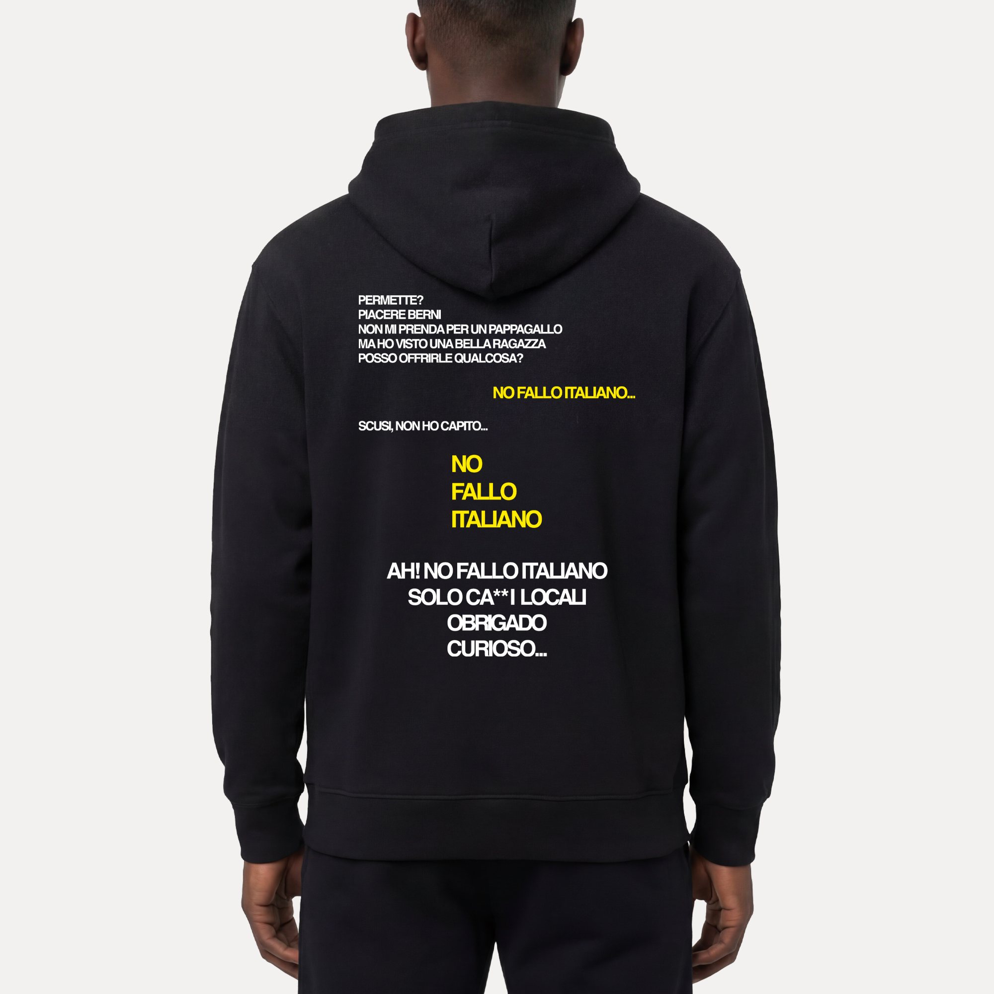 Hoodie NO FALLO ITALIANO - Gibi