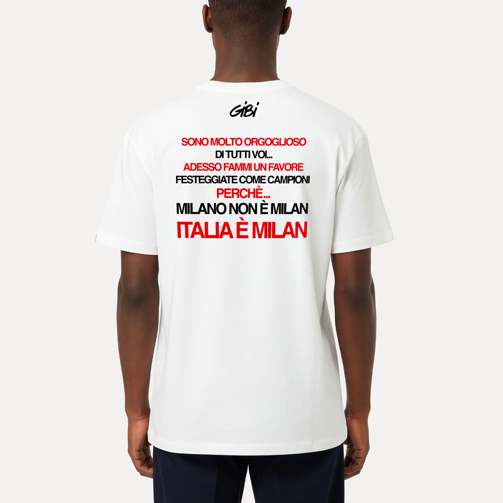 T-shirt ITALIA È MILAN - Gibi