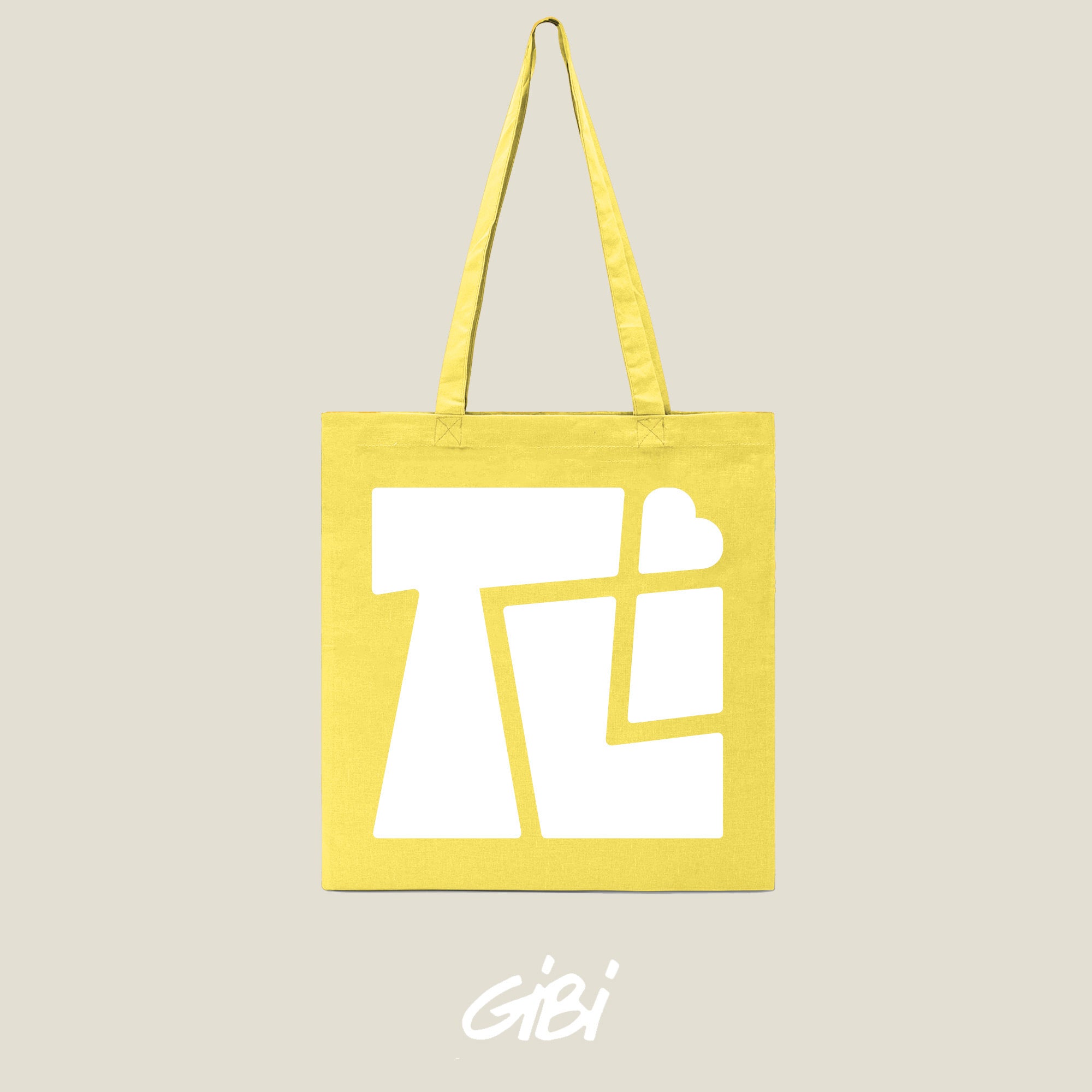 Shopper Gibi Merch 2 in tessuto nero con manici resistenti, elegante e capiente per acquisti e uso quotidiano.