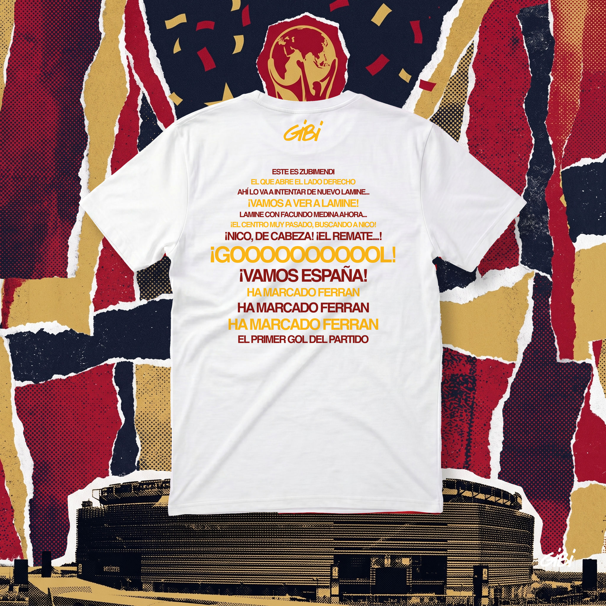 T-shirt HA MARCADO FERRAN