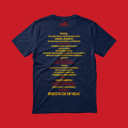 T-shirt INIESTA DE MI VIDA