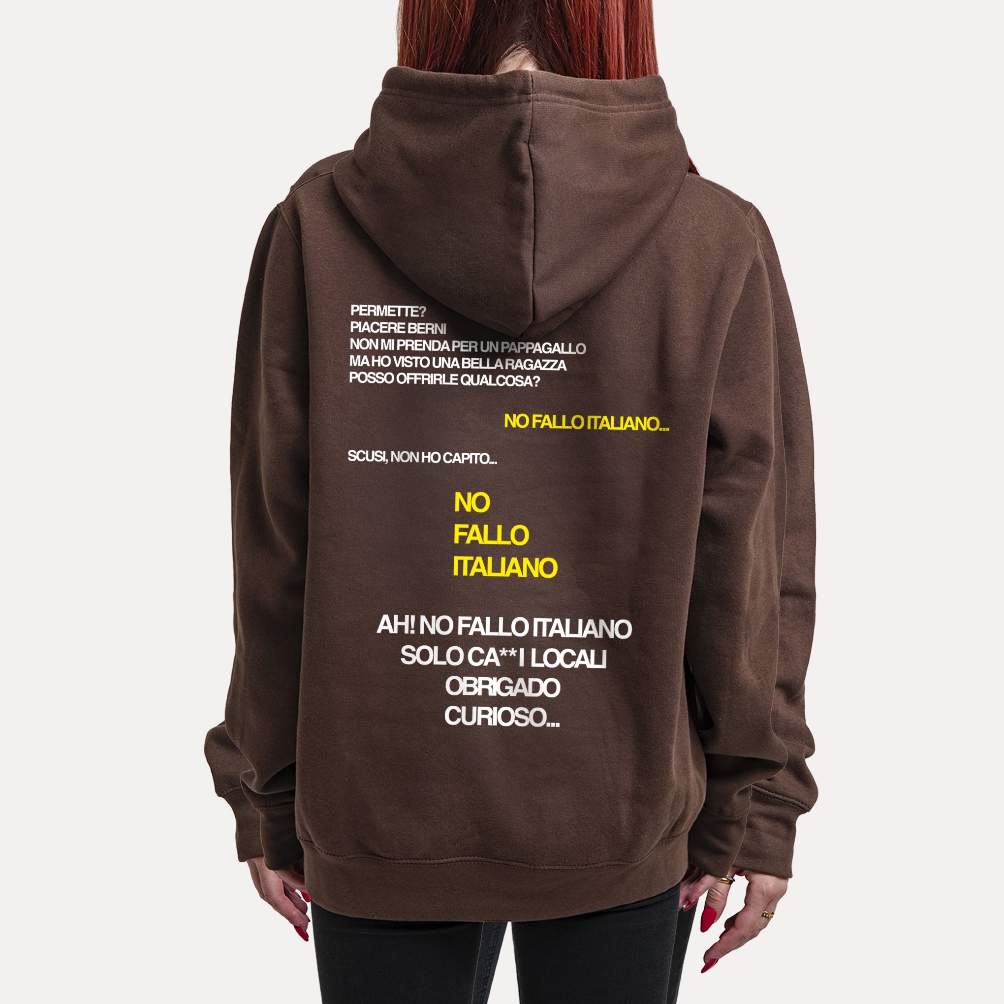 Hoodie NO FALLO ITALIANO