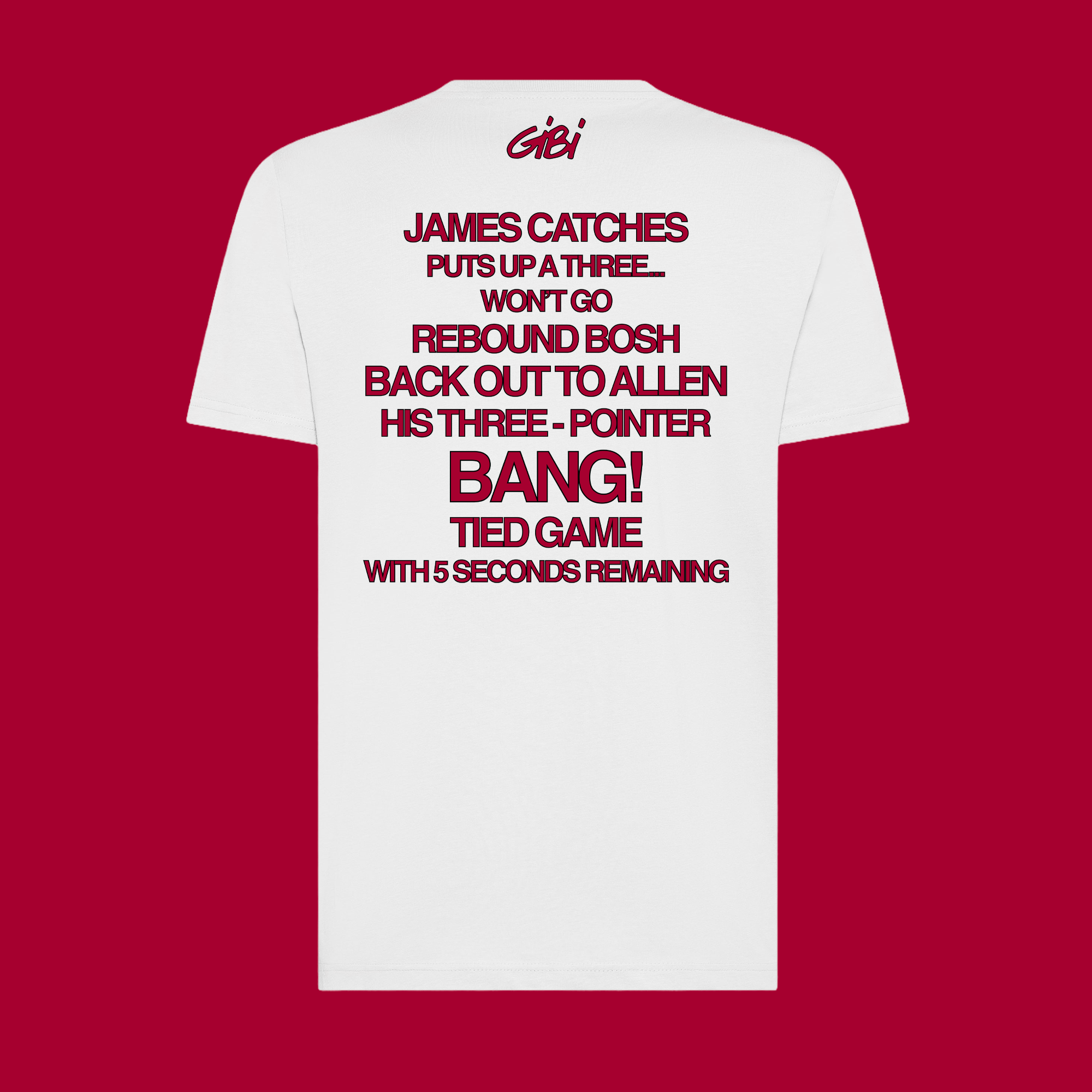 T-shirt BACK OUT TO ALLEN - Gibi