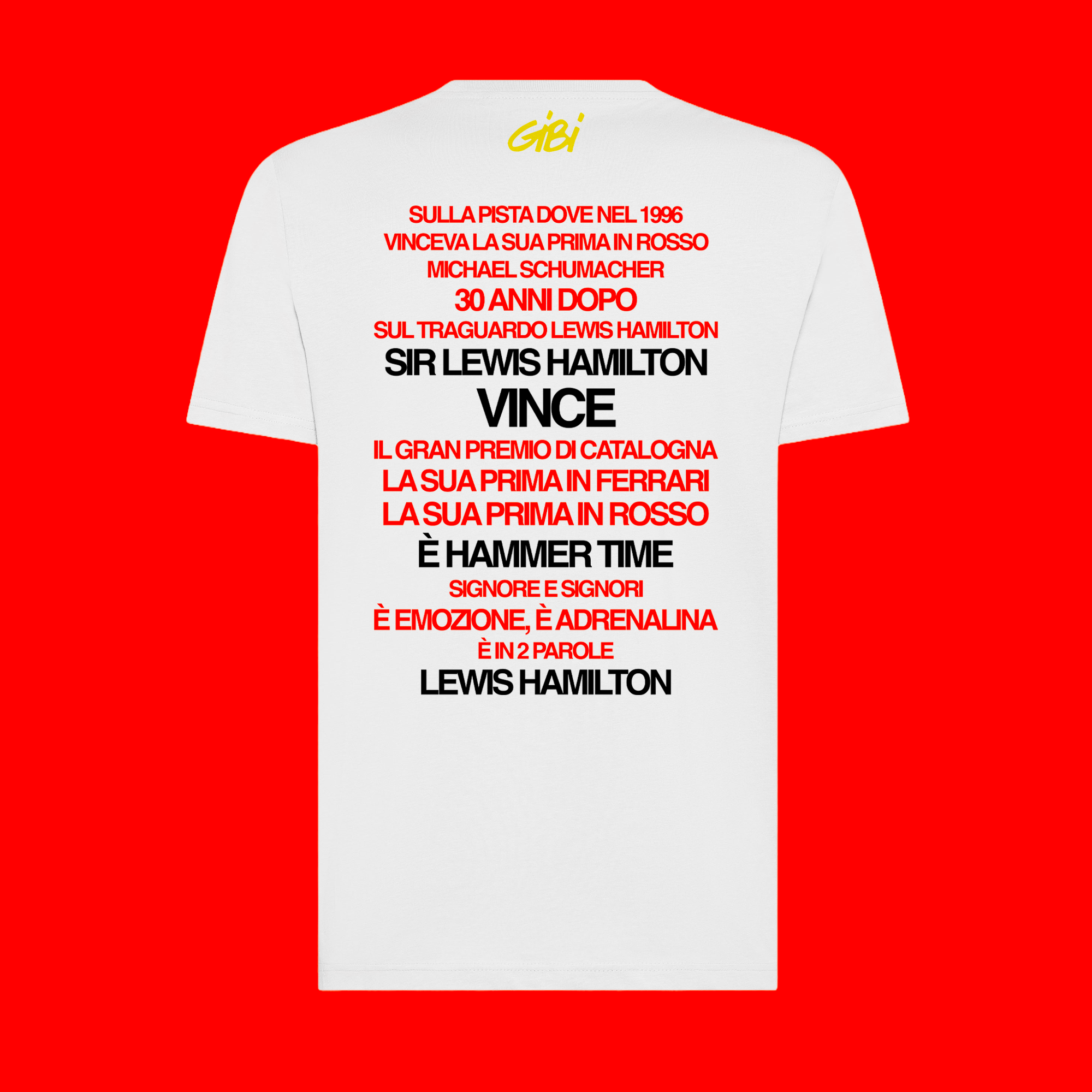 T-Shirt  LA SUA PRIMA IN ROSSO