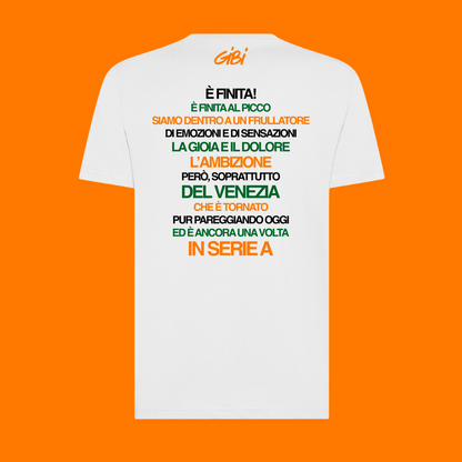T-shirt VeneziA Gibi Merch con stampa digitale retro di Venezia, dettagli colorati e design vintage.